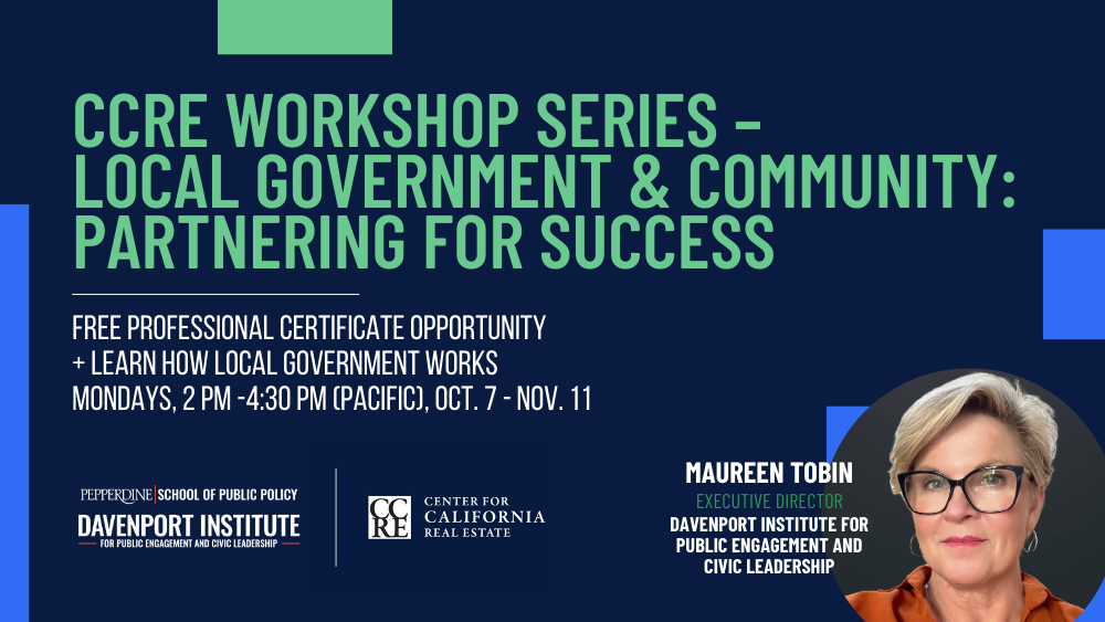 CCRE Local Government Workshop Series